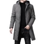 Jaqueta-dos-homens-Longline-Parkas-Casacos-Windbreaker-Ropa-Casual-Grosso-In