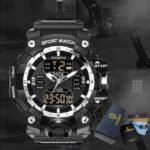 Rel-gios-militares-imperme-veis-para-homens-Rel-gio-Quartz-Dual-Display-banner preto